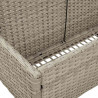 Poolside Float Storage Jasnoszary 110x100x57 cm Polirattan