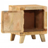 Szafka nocna 40x32x46 cm Drewno lite Surowe Mango