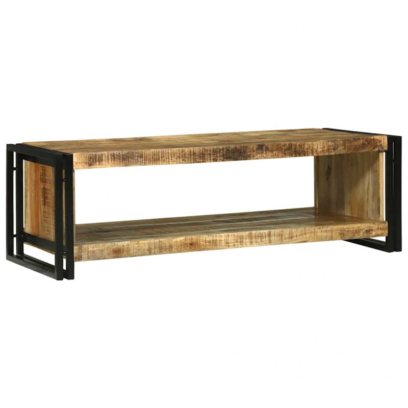Stolik kawowy Brązowy 120 x 50 x 38 cm Drewno z mango