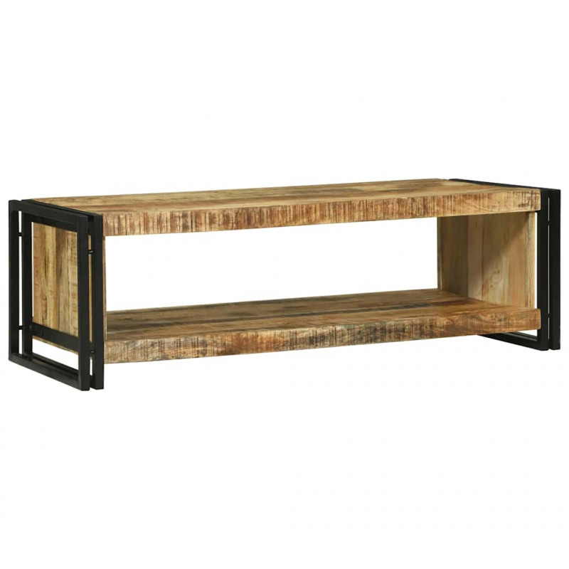 Stolik kawowy Brązowy 120 x 50 x 38 cm Drewno z mango