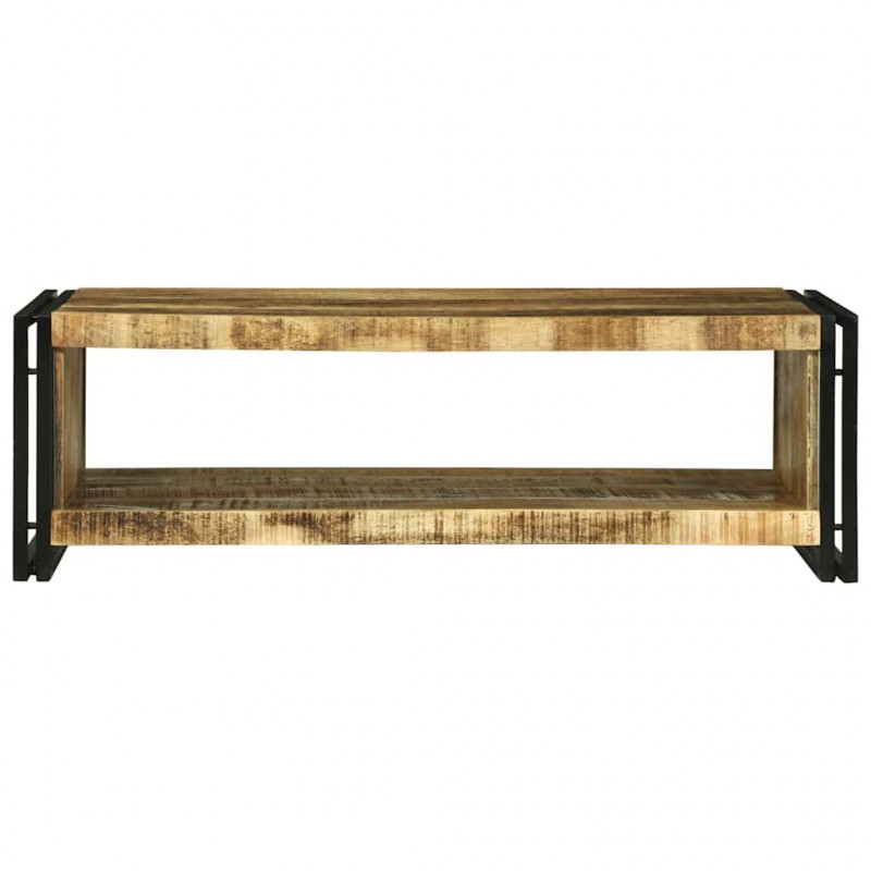 Stolik kawowy Brązowy 120 x 50 x 38 cm Drewno z mango