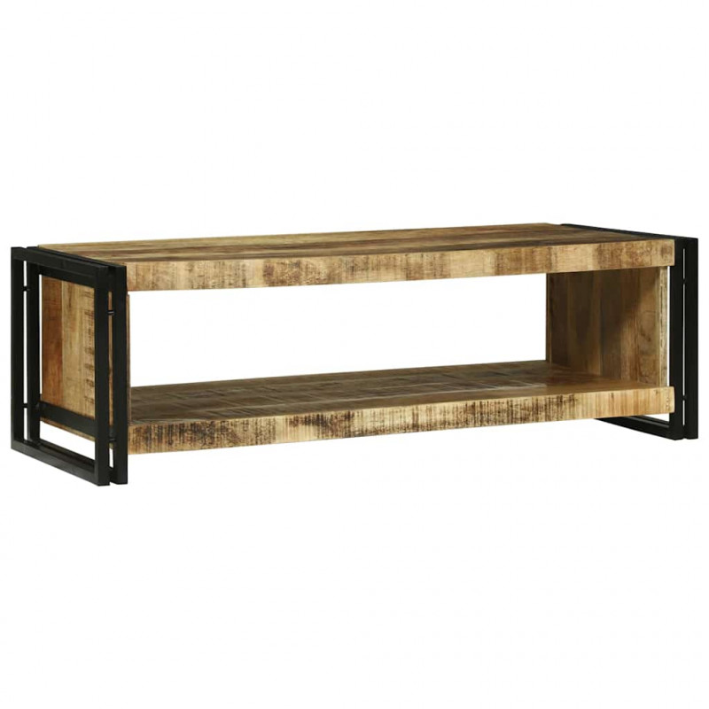 Stolik kawowy Brązowy 120 x 50 x 38 cm Drewno z mango