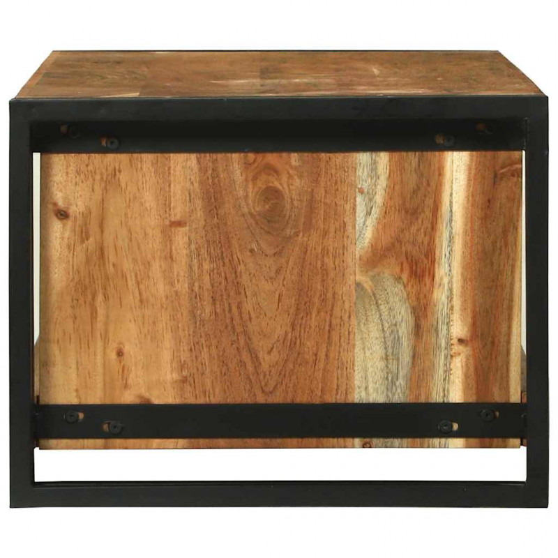 Stolik kawowy Brązowy 120 x 50 x 38 cm Lite Drewno Akacji
