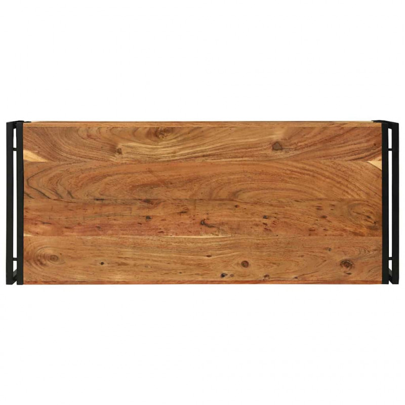 Stolik kawowy Brązowy 120 x 50 x 38 cm Lite Drewno Akacji