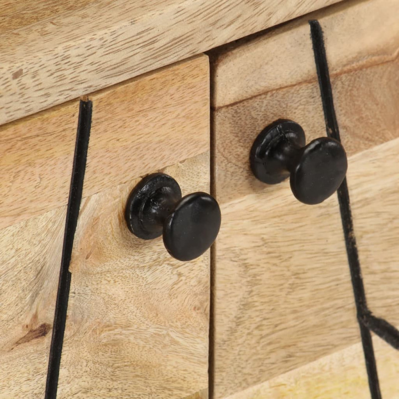 Szafka pod telewizor, 110x30x40 cm, lite drewno mango