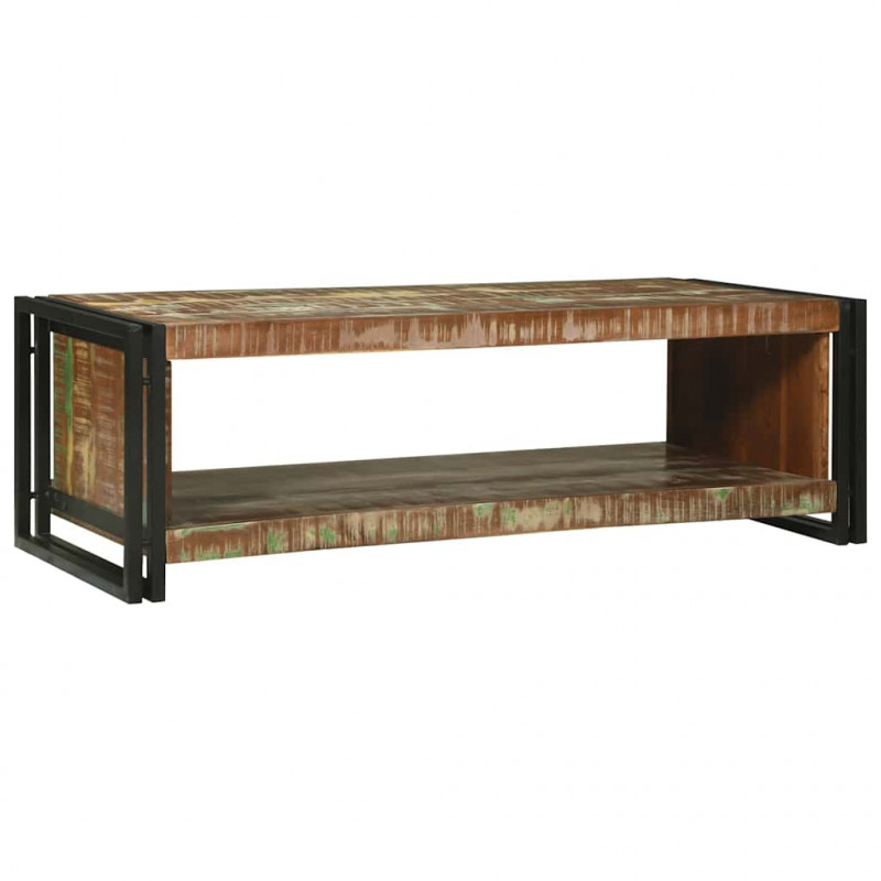 Stolik kawowy 120 x 50 x 38 cm Lite Drewno Recyklingowe