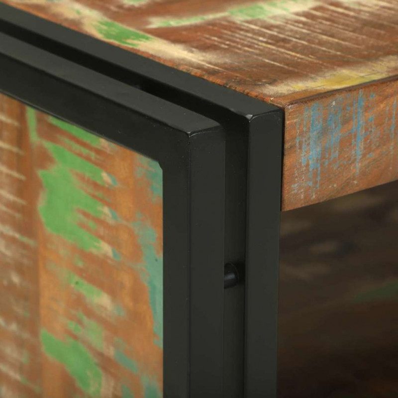 Stolik kawowy 120 x 50 x 38 cm Lite Drewno Recyklingowe