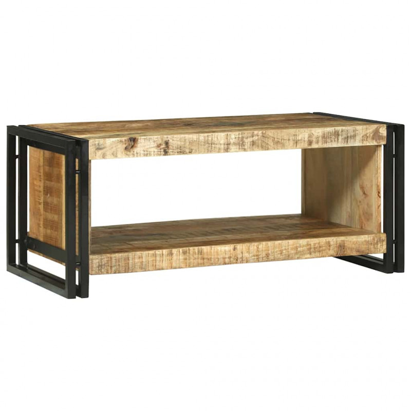 Stolik kawowy Brązowy 90 x 50 x 38 cm Drewno z mango