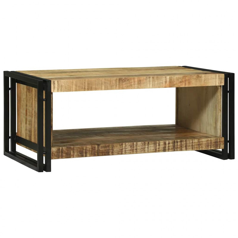 Stolik kawowy Brązowy 90 x 50 x 38 cm Drewno z mango