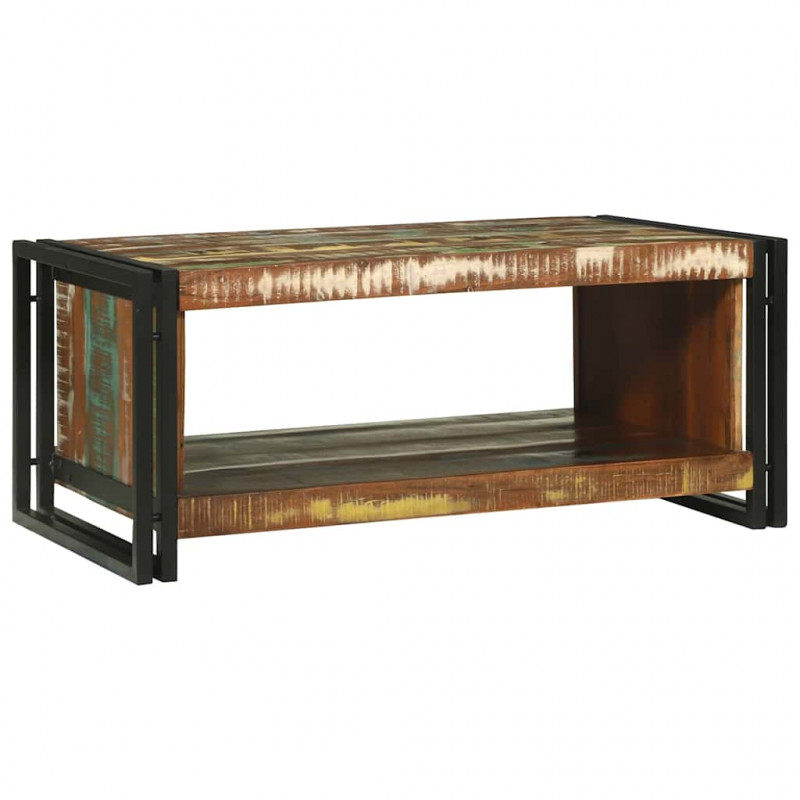 Stolik kawowy 90 x 50 x 38 cm Lite Drewno Recyklingowe