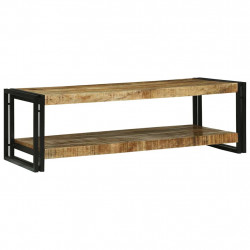 Stolik kawowy Brązowy 120 x 50 x 38 cm Drewno z mango