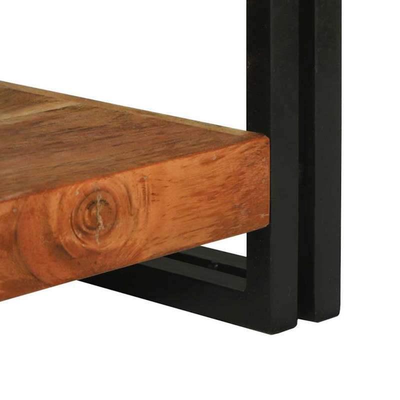 Stolik kawowy Brązowy 120 x 50 x 38 cm Lite Drewno Akacji