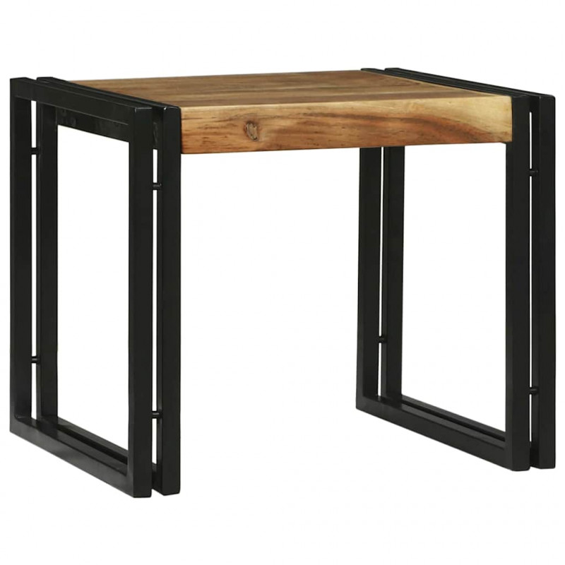Stolik kawowy 2 pcs Brązowy 48 x 40 x 40 cm Lite Drewno Akacji