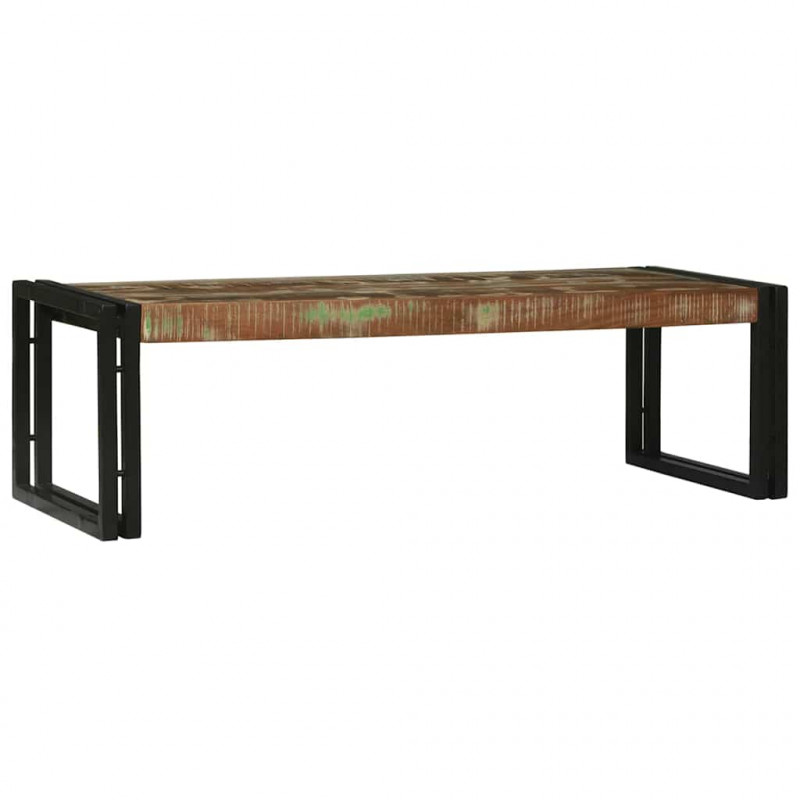 Stolik kawowy 2 pcs Wielokolorowe Lite Drewno Recyklingowe