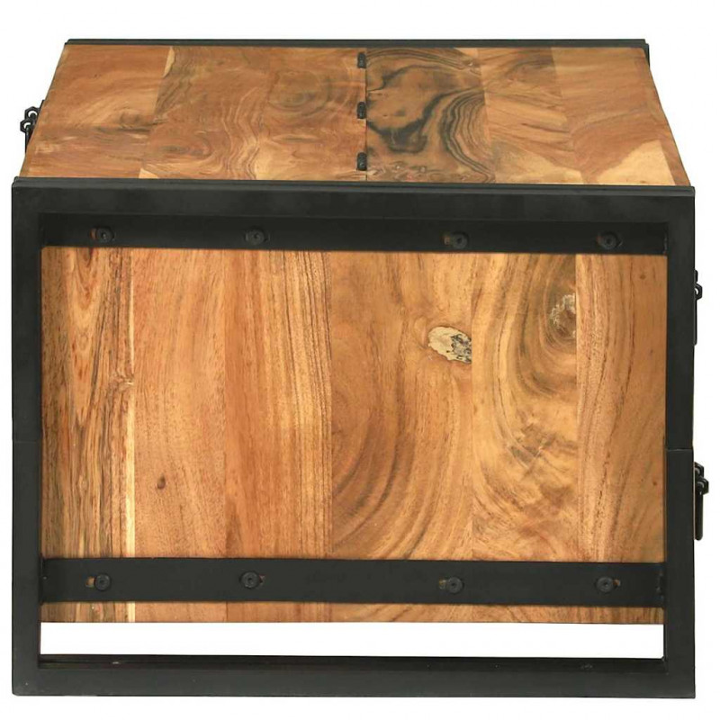 Stolik kawowy Brązowy 90 x 50 x 38 cm Lite Drewno Akacji