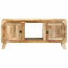 Szafka RTV 105x46x32 cm Drewno lite Surowe Mango
