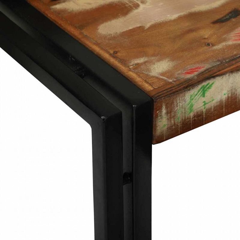 Stolik Nesting 3 pcs Lite drewno odzyskane i metal