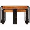 Stolik Nesting 3 pcs Lite drewno akacjowe i metal