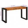 Stolik Nesting 3 pcs Lite drewno akacjowe i metal