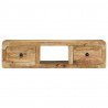 Szafka ścienna pod TV 100x32x25 cm Drewno lite, surowe, mango