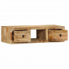 Szafka ścienna pod TV 100x32x25 cm Drewno lite, surowe, mango