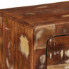 Szafka ścienna pod TV 100x32x25 cm lite drewno odzyskane
