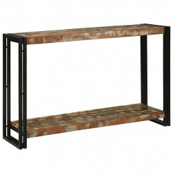Konsola Wielokolorowe 120 x 33 x 75 cm Lite Drewno Recyklingowe