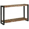 Konsola Wielokolorowe 120 x 33 x 75 cm Lite Drewno Recyklingowe