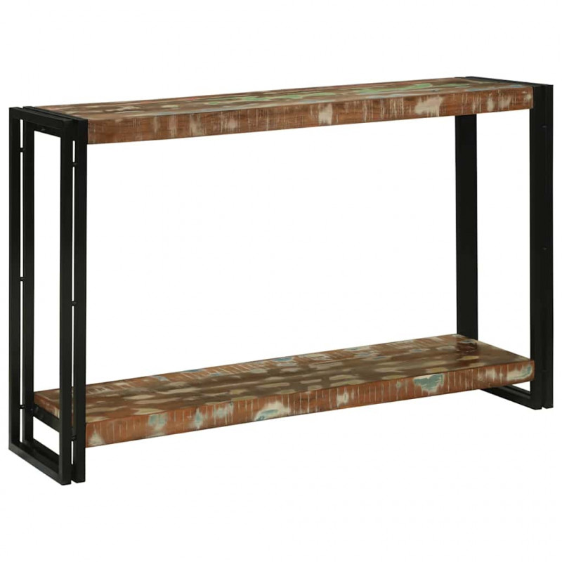 Konsola Wielokolorowe 120 x 33 x 75 cm Lite Drewno Recyklingowe