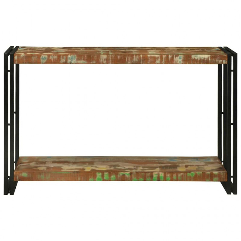 Konsola Wielokolorowe 120 x 33 x 75 cm Lite Drewno Recyklingowe