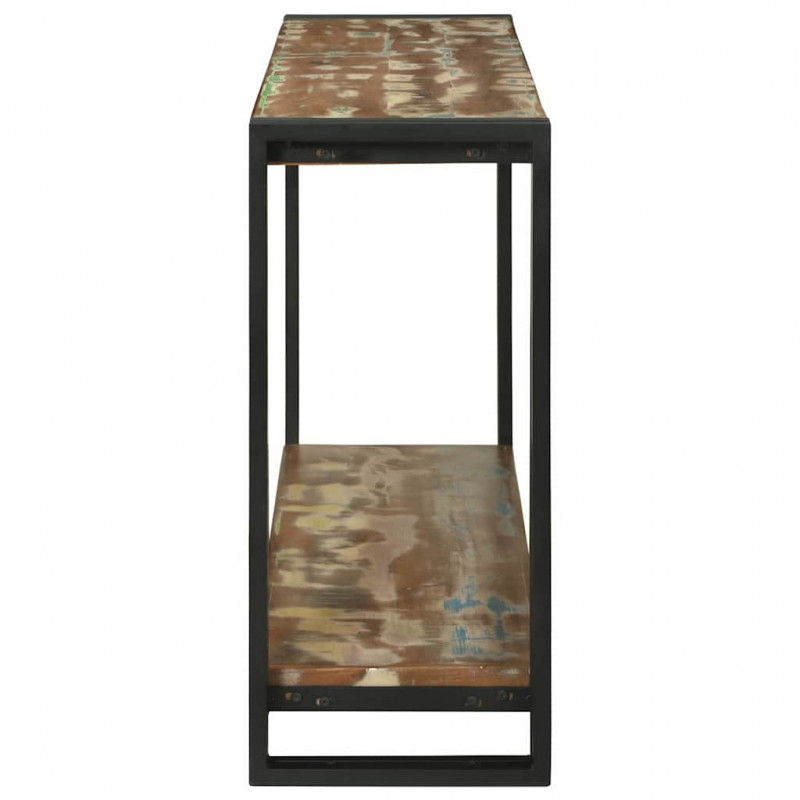 Konsola Wielokolorowe 120 x 33 x 75 cm Lite Drewno Recyklingowe