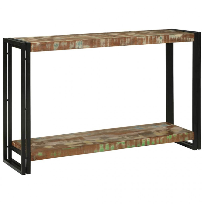 Konsola Wielokolorowe 120 x 33 x 75 cm Lite Drewno Recyklingowe