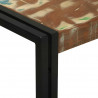 Konsola Wielokolorowe 120 x 33 x 75 cm Lite Drewno Recyklingowe