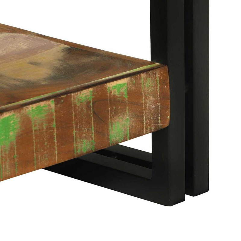 Konsola Wielokolorowe 120 x 33 x 75 cm Lite Drewno Recyklingowe