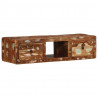 Szafka ścienna pod TV 100x32x25 cm lite drewno odzyskane