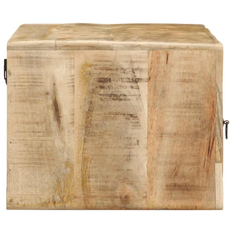 Szafka ścienna pod TV 100x32x25 cm Drewno lite, surowe, mango