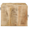 Szafka ścienna pod TV 100x32x25 cm Drewno lite, surowe, mango