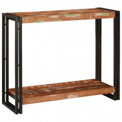 Konsola Wielokolorowe 90 x 33 x 75 cm Lite Drewno Recyklingowe