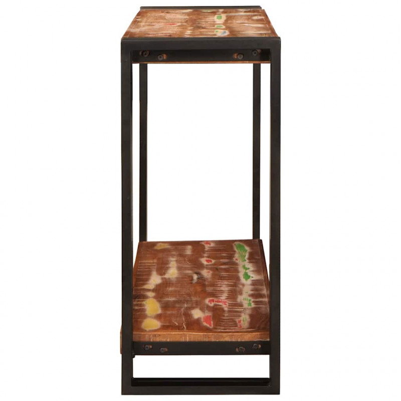 Konsola Wielokolorowe 90 x 33 x 75 cm Lite Drewno Recyklingowe