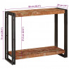 Konsola Wielokolorowe 90 x 33 x 75 cm Lite Drewno Recyklingowe