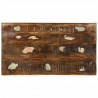 Stolik kawowy 90 x 50 x 35 cm Lite Drewno Recyklingowe