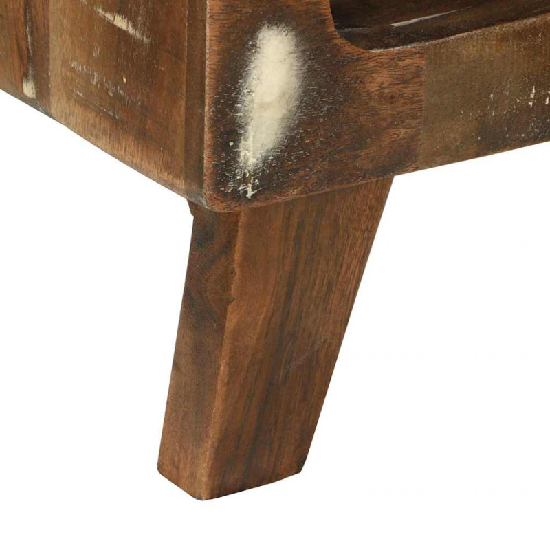 Stolik kawowy 90 x 50 x 35 cm Lite Drewno Recyklingowe
