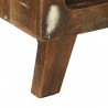 Stolik kawowy 90 x 50 x 35 cm Lite Drewno Recyklingowe