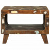 Stolik kawowy 50 x 50 x 35 cm Lite Drewno Recyklingowe