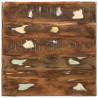 Stolik kawowy 50 x 50 x 35 cm Lite Drewno Recyklingowe