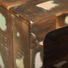 Stolik kawowy 50 x 50 x 35 cm Lite Drewno Recyklingowe