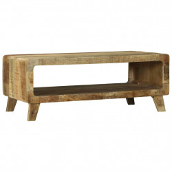 Stolik kawowy Brązowy 90 x 50 x 35 cm Drewno z mango