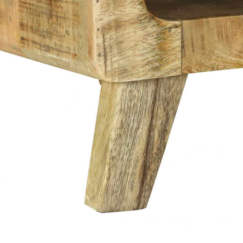 Stolik kawowy Brązowy 90 x 50 x 35 cm Drewno z mango