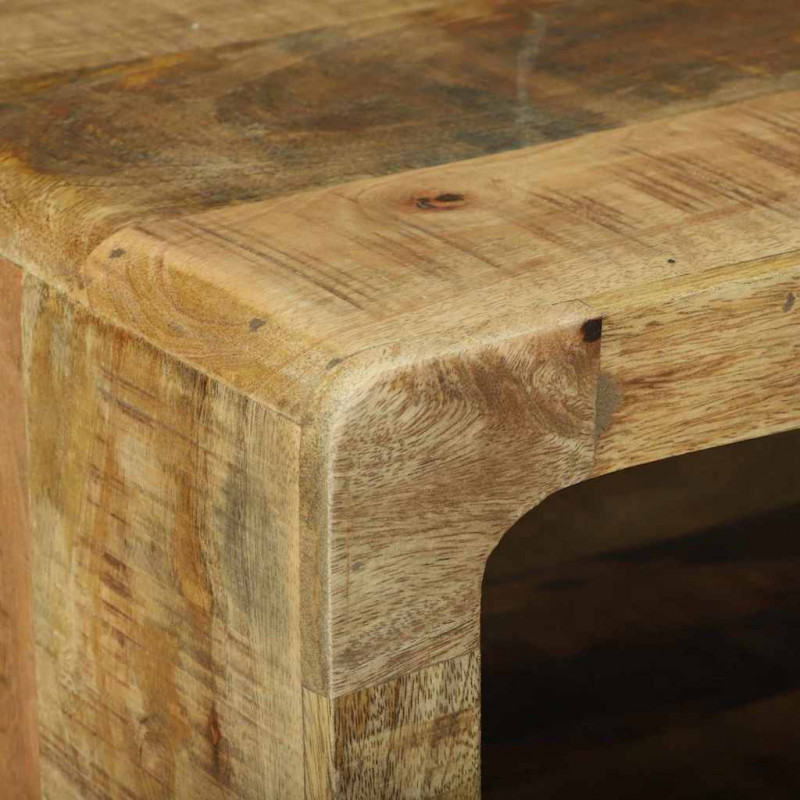 Stolik kawowy Brązowy 90 x 50 x 35 cm Drewno z mango