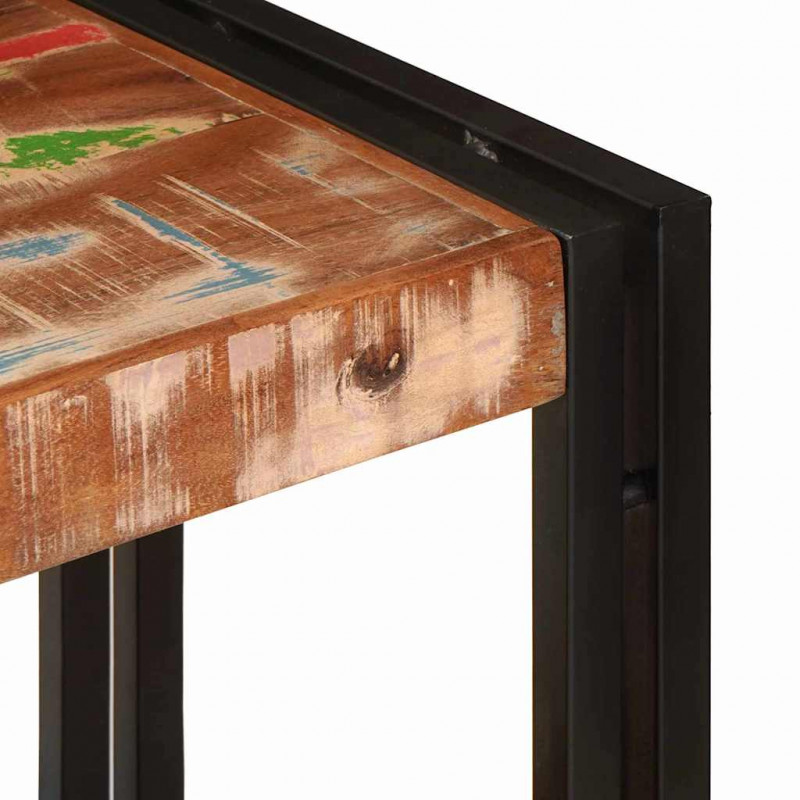 Konsola Wielokolorowe 160 x 33 x 75 cm Lite Drewno Recyklingowe